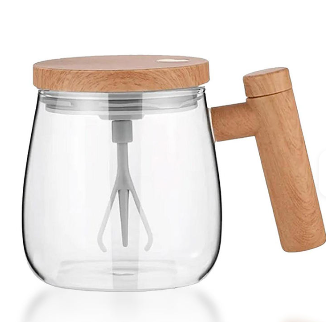 The clear StirEase mug